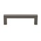Gliderite Hardware 3-3/4 in. Center to Center Solid Square Bar Pull Graphite Gray 21683-96-GPH-1 - alternate 1